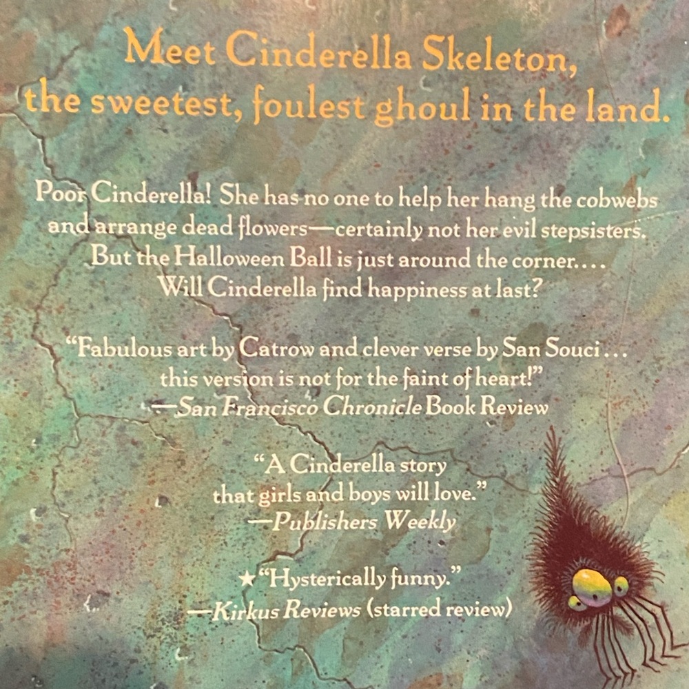 Cinderella Skeleton~Large Paperback Book~GORGEOUS Illustrations, Great Story GUC - Picture 2 of 5